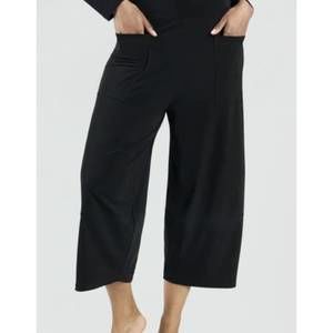 NEW CLARA SUNWOO double pocket gaucho pant in black